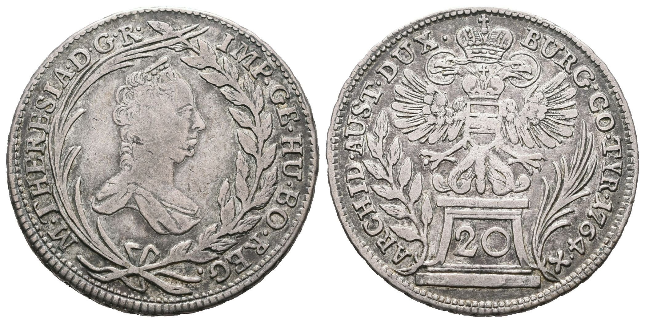 Marie Terezie, 20 Krejcar 1764, Vídeň