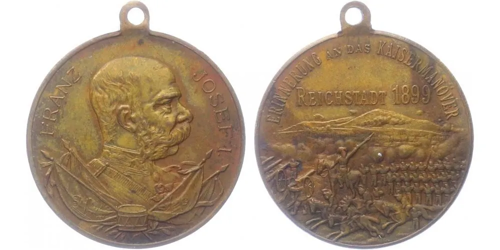 František Josef I., medaile vojenských manévrů — 1