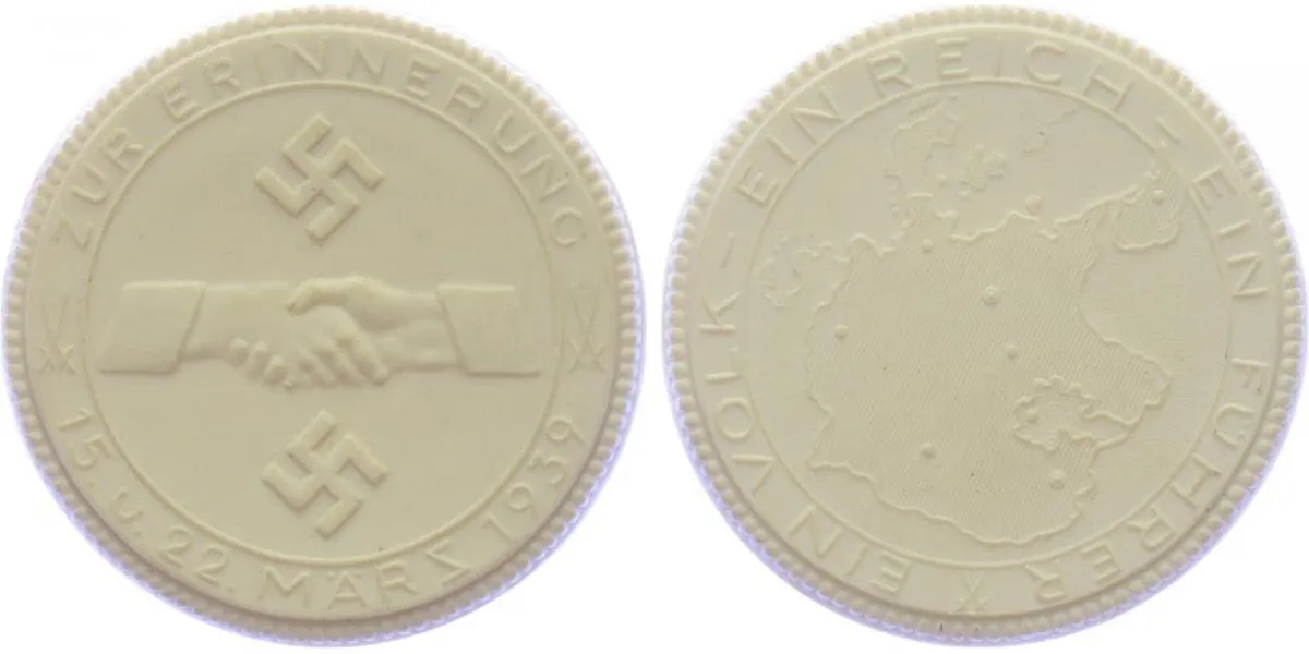 Německo, pamětní porcelánové medaile — 1