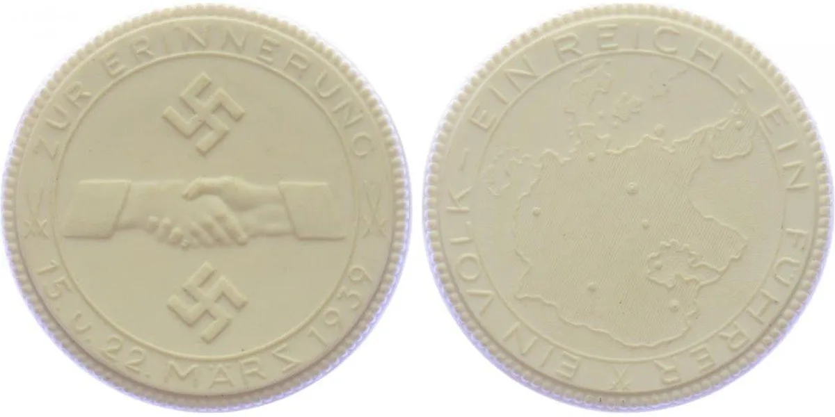Německo, pamětní porcelánové medaile — 1