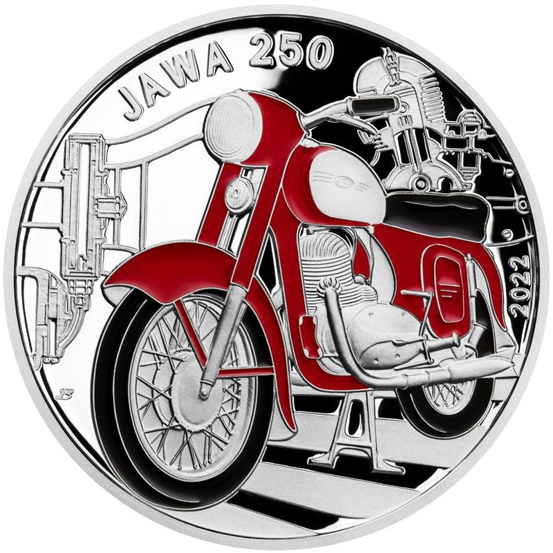 500 Kč 2022 - Motocykl Jawa 250, PROOF