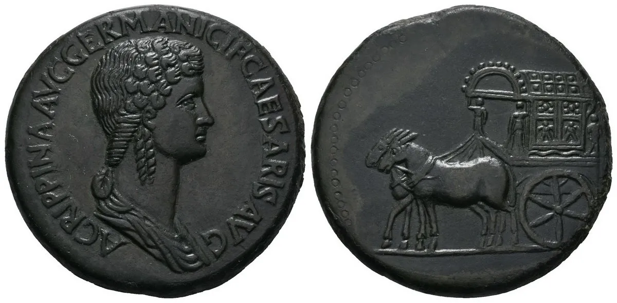 Agrippina junior, manželka Claudia, matka Nera — 1