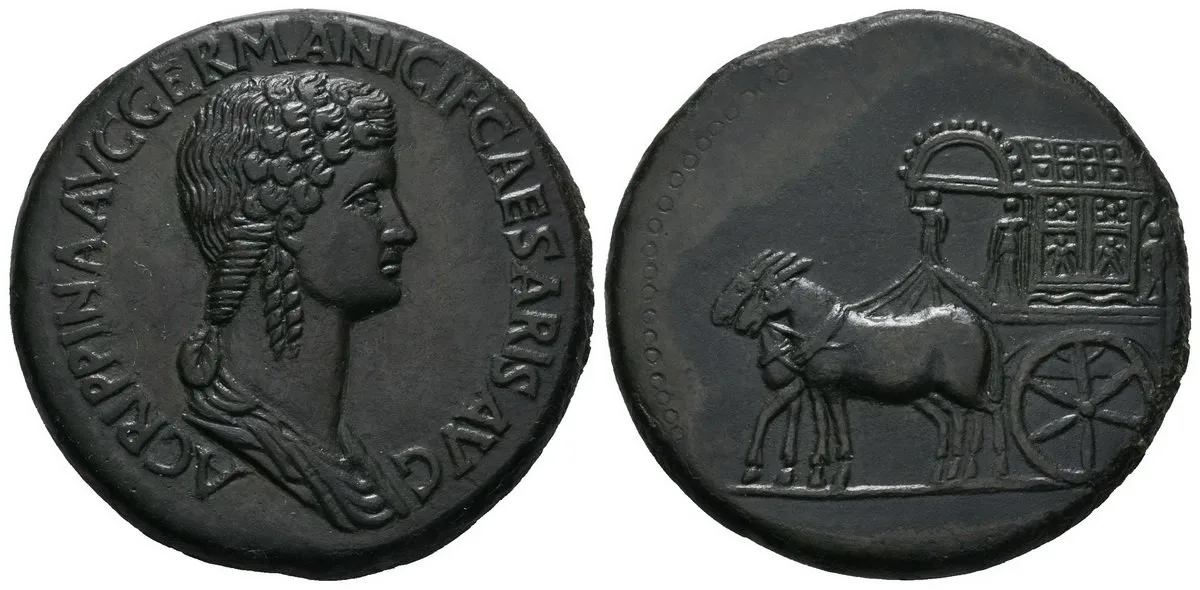 Agrippina junior, manželka Claudia, matka Nera — 1