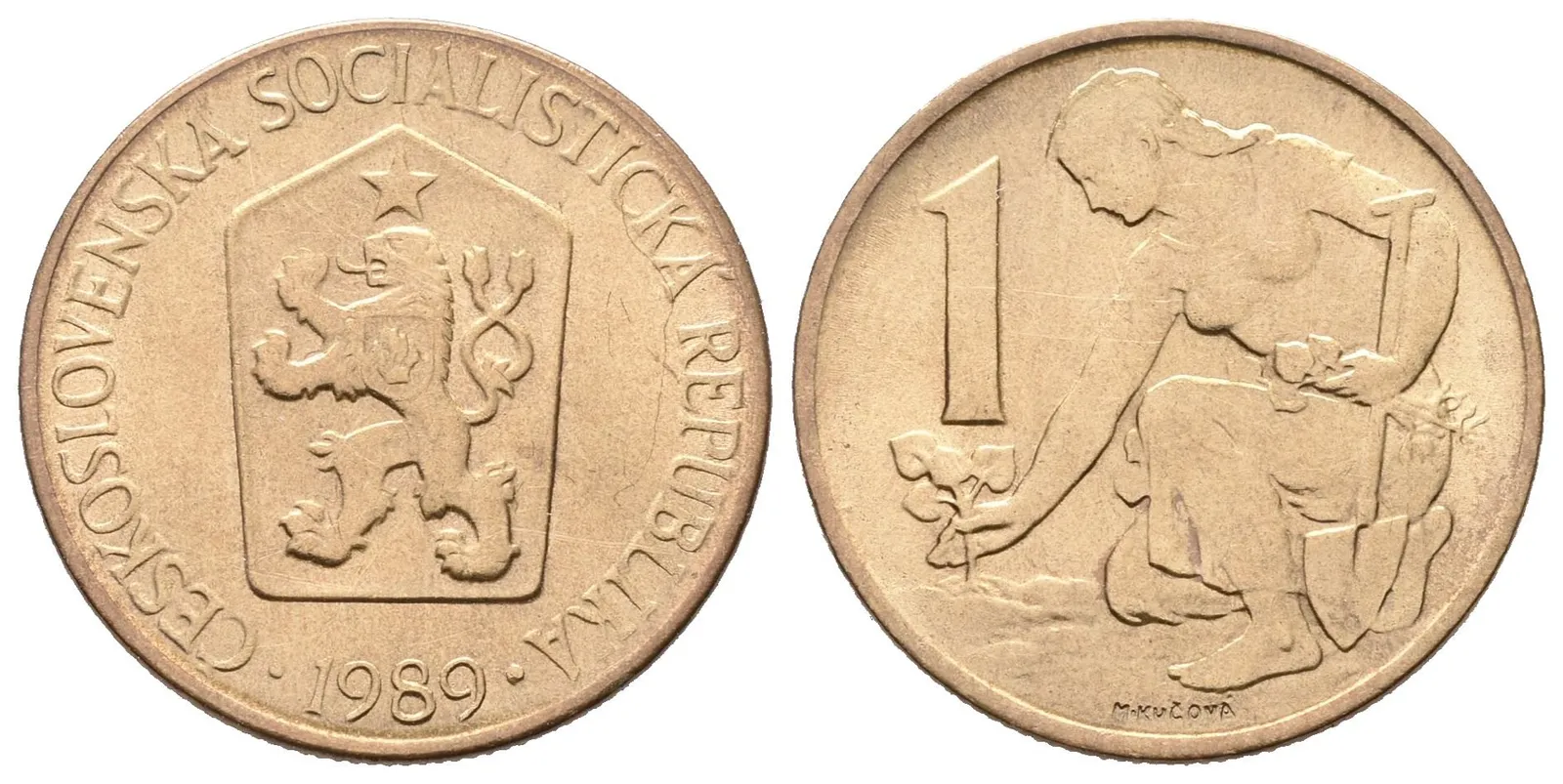 1 Koruna 1989