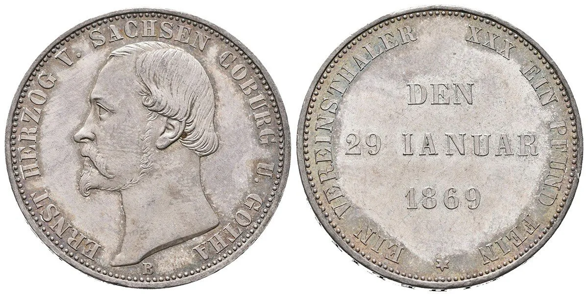 Sasko - Coburg - Gotha, Ernst II., 1844 - 1893 — 1