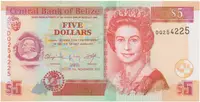 Belize, 5 Dollars 2011, P.67e