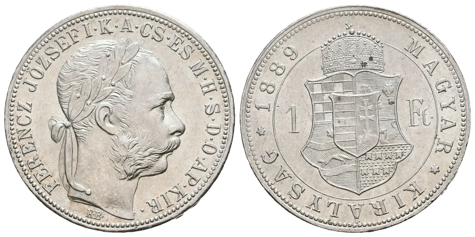 Zlatník 1889 KB, luxusní zachovalost, ražební lesk, drobné hr. — 1
