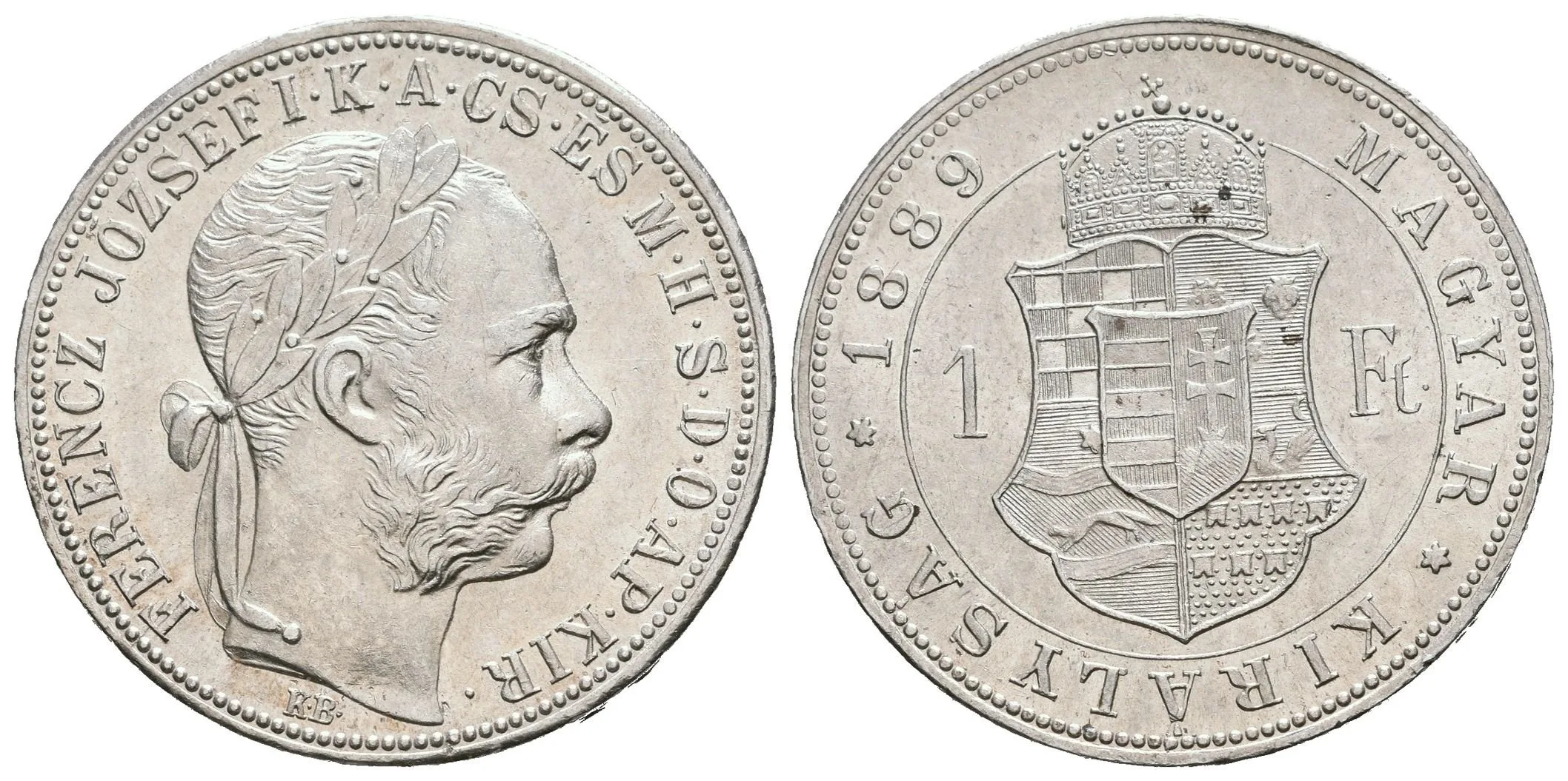 Zlatník 1889 KB, luxusní zachovalost, ražební lesk, drobné hr. — 1