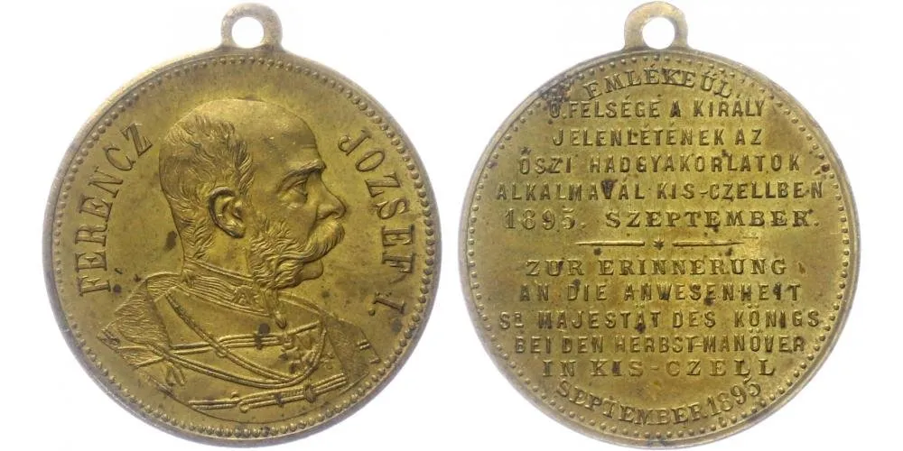 František Josef I., medaile vojenských manévrů — 1