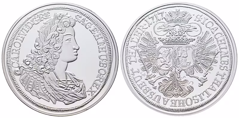 Replika - Historický tolar - Karel II. 1717