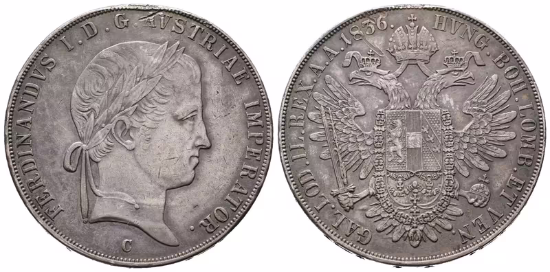 Ferdinand V., Tolar 1836 C, Praha