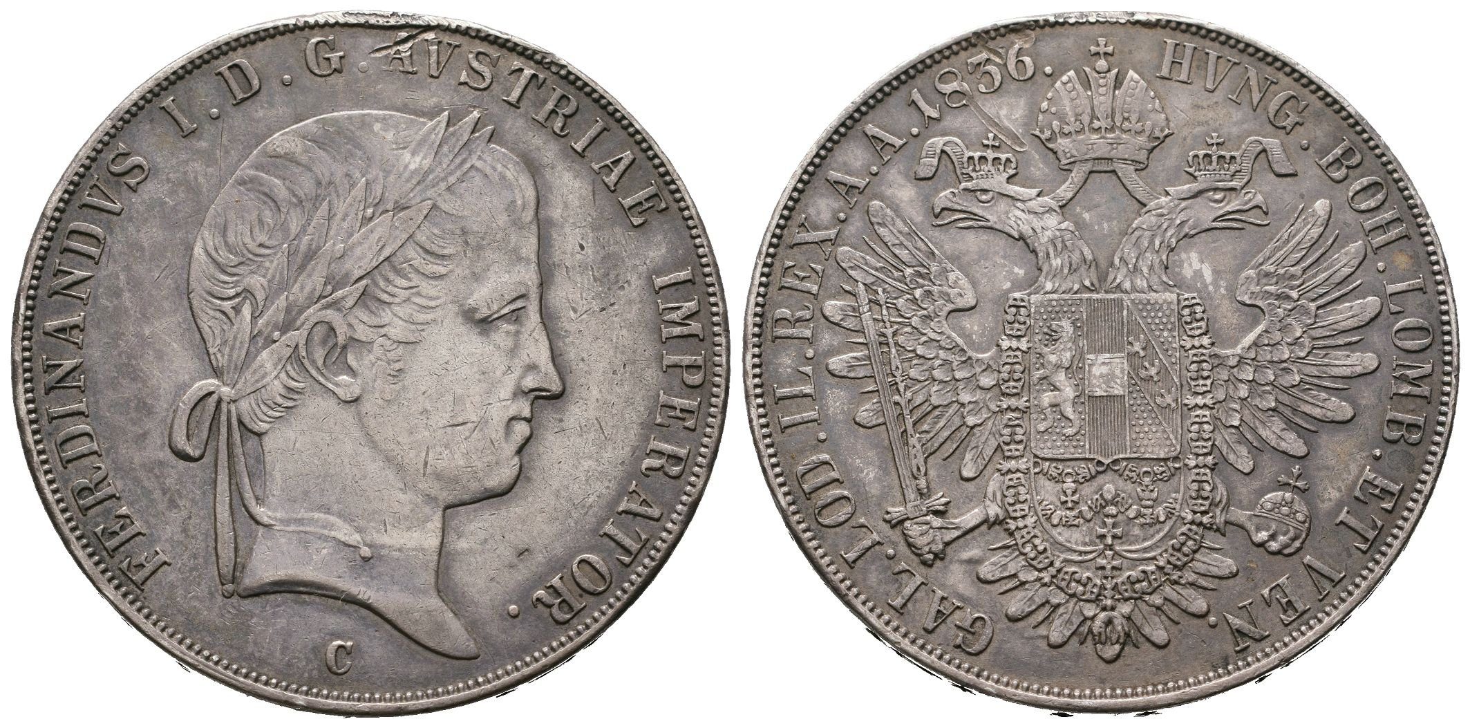 Ferdinand V., Tolar 1836 C, Praha