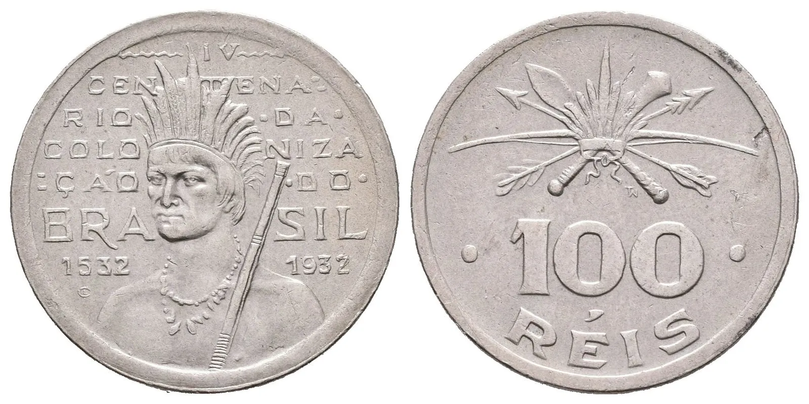 Brazílie, 100 Reis 1932