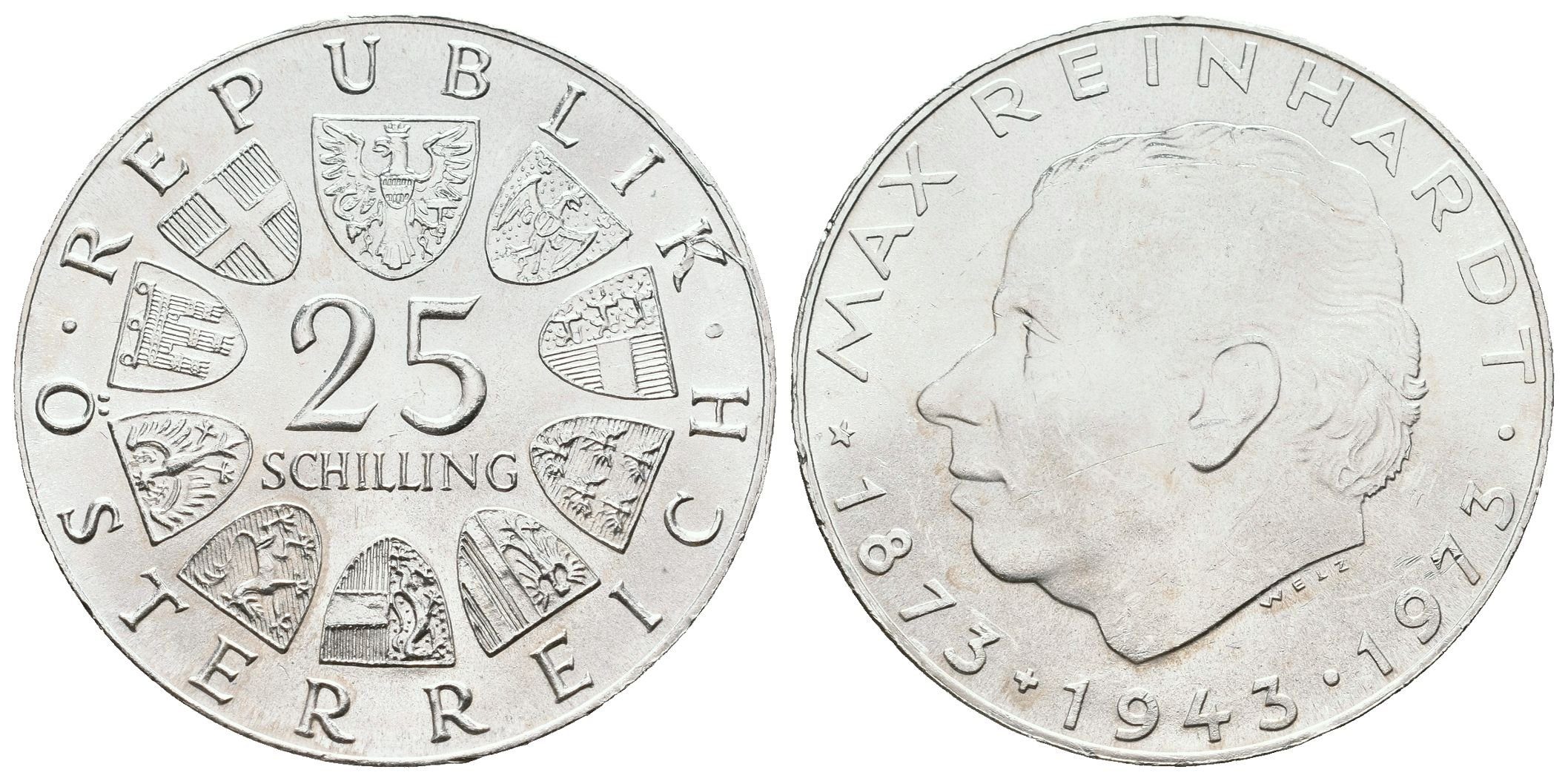 Rakousko, 25 Schilling 1973 - Reinhard