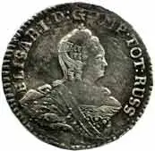 Ražby pro Prusko, Alžběta, 1741 - 1762 — 1