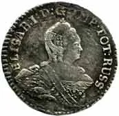 Ražby pro Prusko, Alžběta, 1741 - 1762 — 1