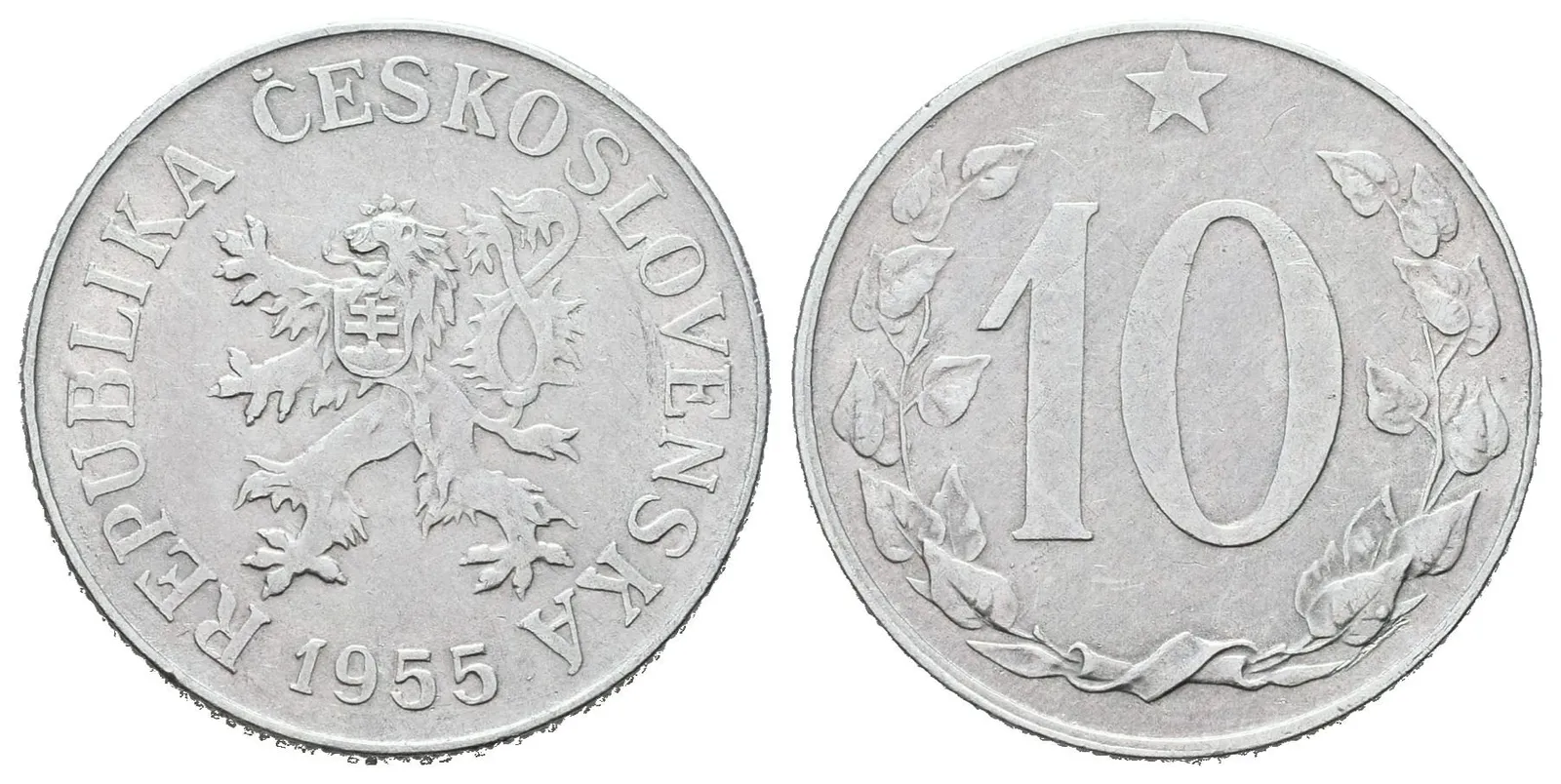 10 Haléř 1955