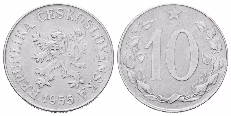 10 Haléř 1955