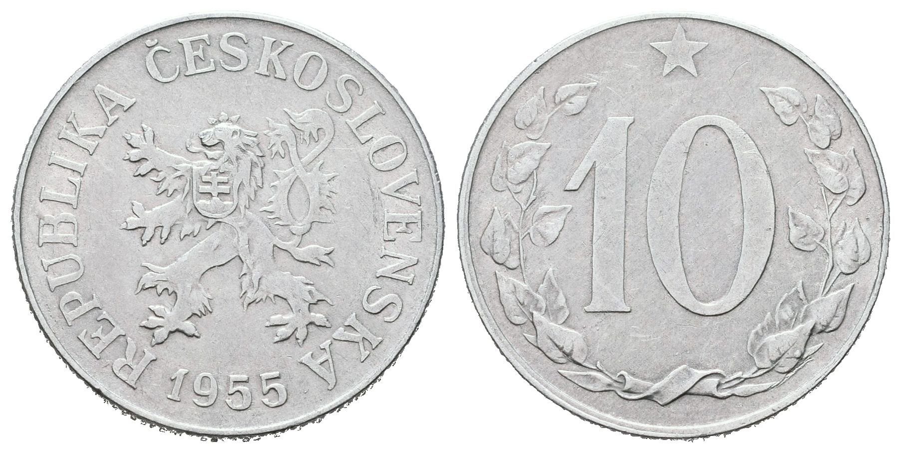 10 Haléř 1955