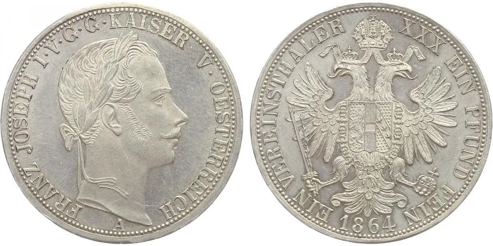 Rakouská a spolková měna, 1857 - 1892 — 1