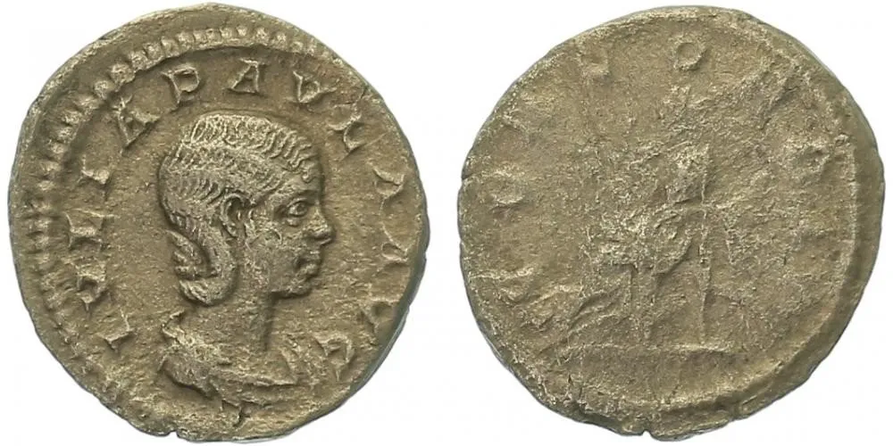 Julia Paula, první manželka Elagabala — 1