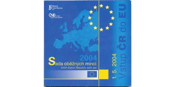 Ročníková sada mincí 2004 - Vstup ČR do EU