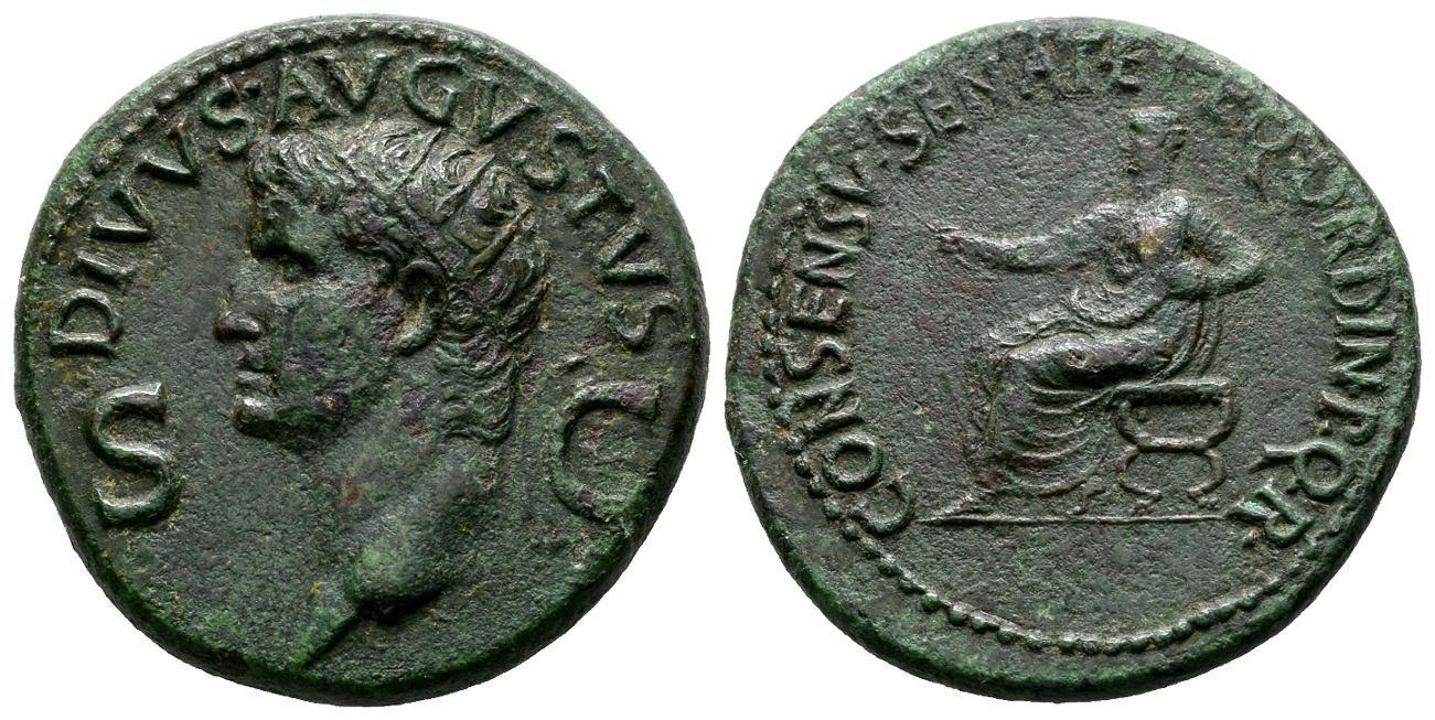Augustus, Dupondius, RIC. 56