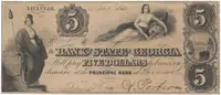 USA - Georgia, 5 Dollar 1855