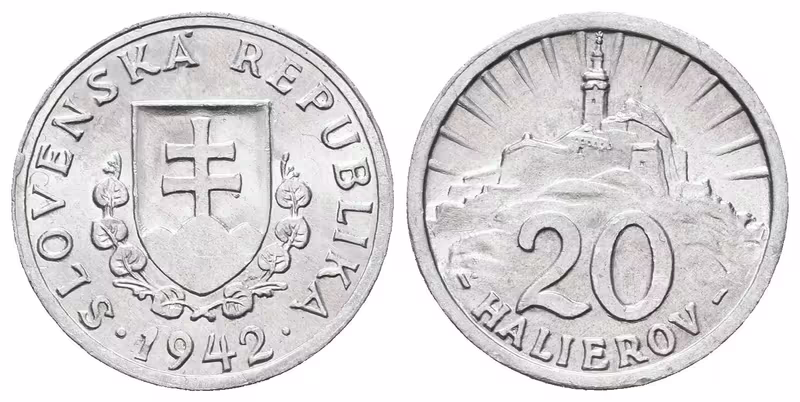 20 Haléř 1942, hliník