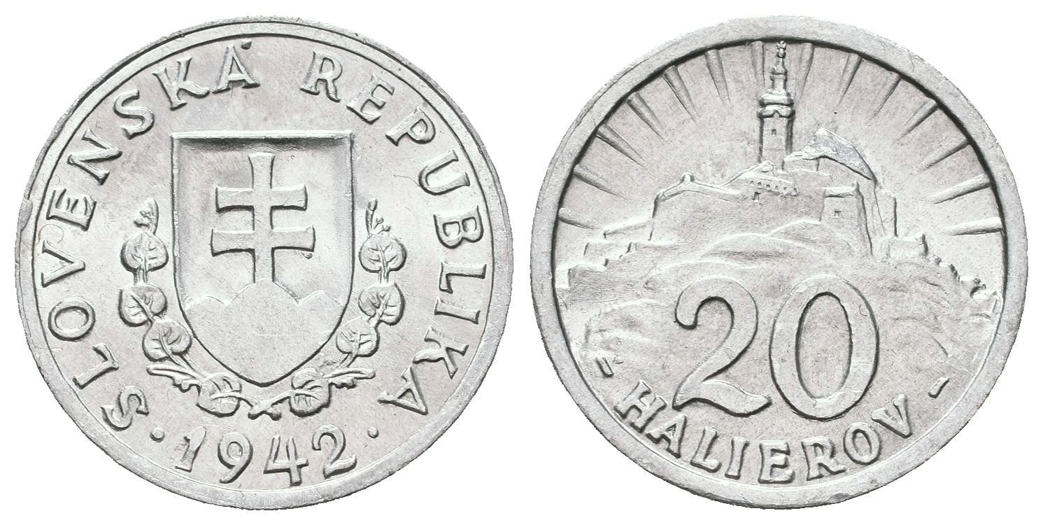 20 Haléř 1942, hliník