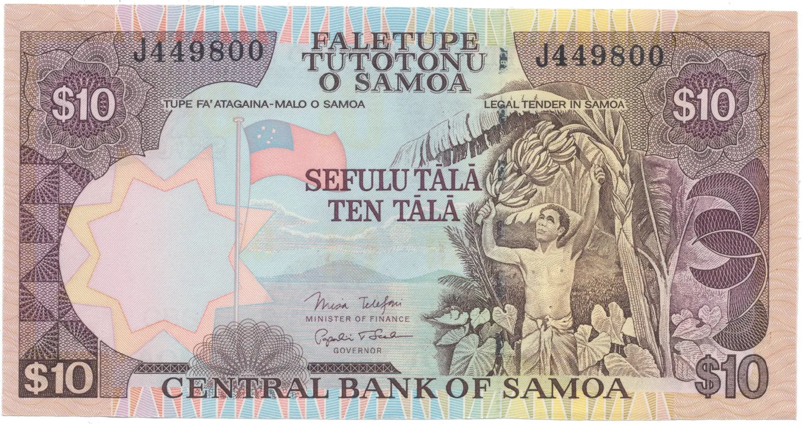 Samoa, 10 Tala (2002), P.34b