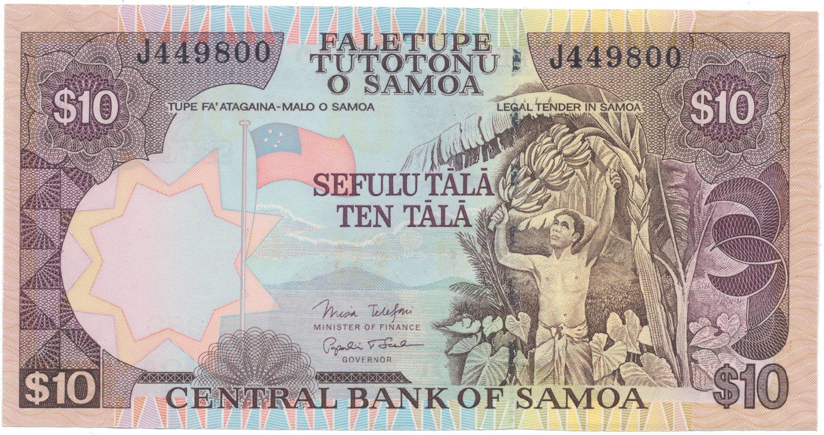 Samoa, 10 Tala (2002), P.34b