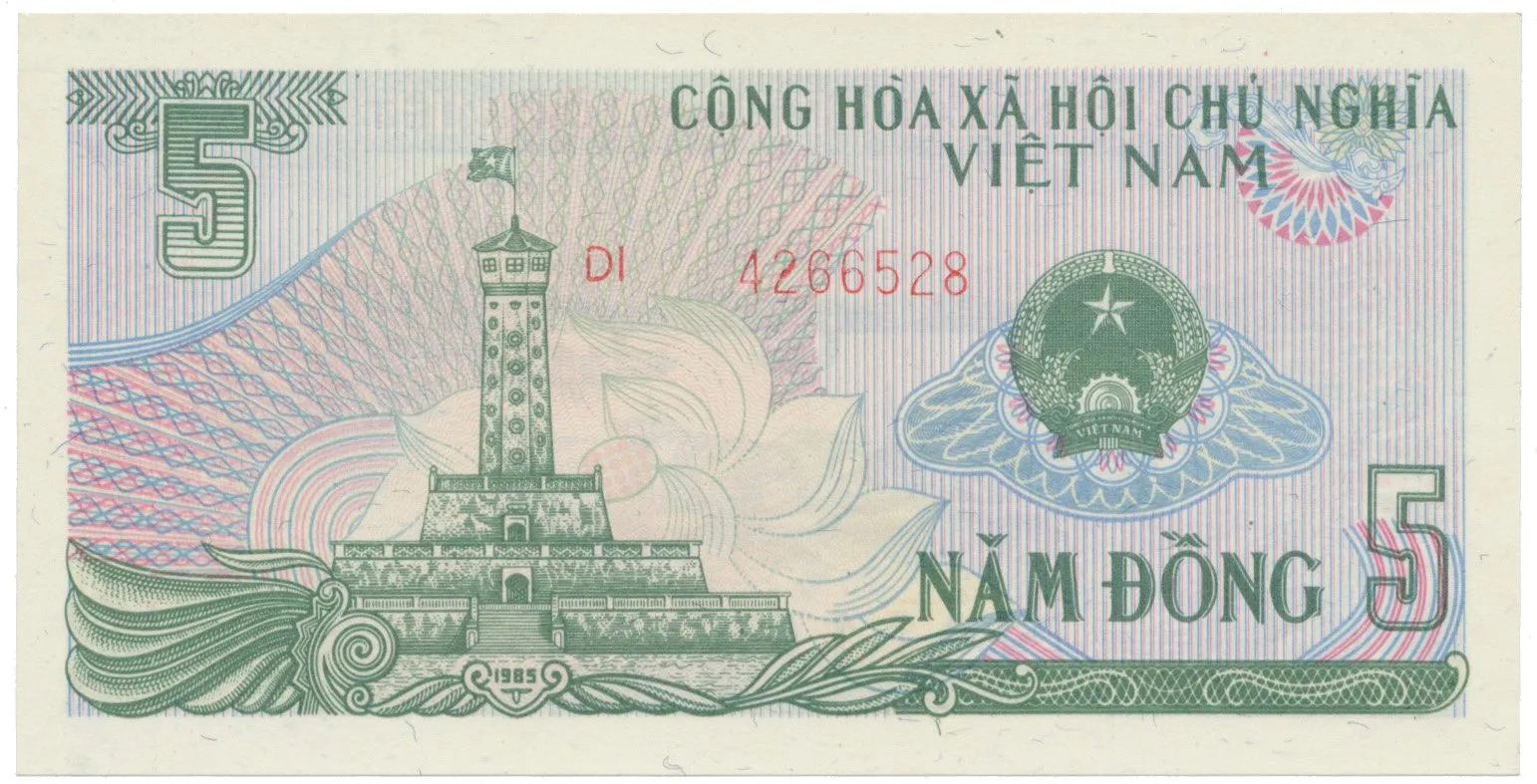 Vietnam, 5 Dong 1985, P.92a