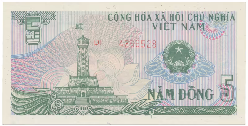 Vietnam, 5 Dong 1985, P.92a