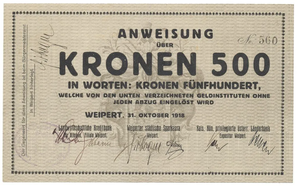 Nouzovky české od roku 1914 — 1