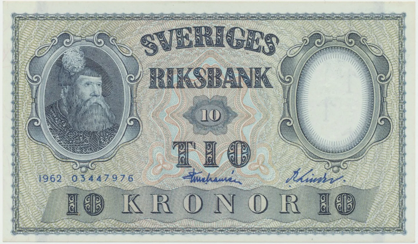 Švédsko, 10 Kronor 1962, P.43i