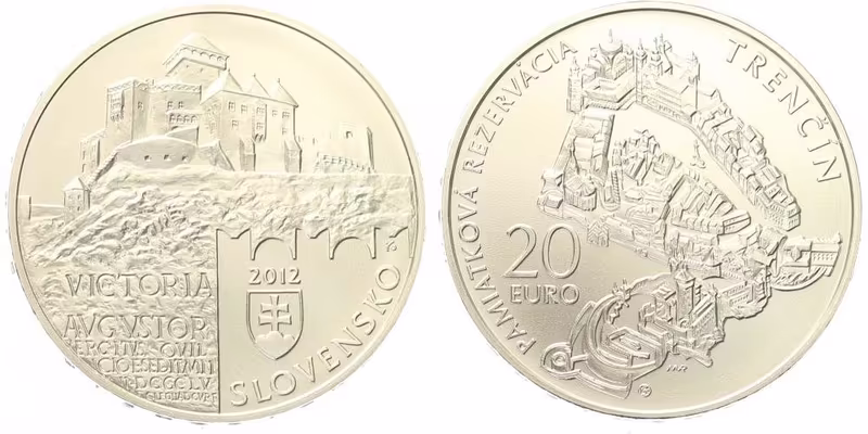 20 Euro 2012 - Památková rezervace Trenčín, běžná kvalita
