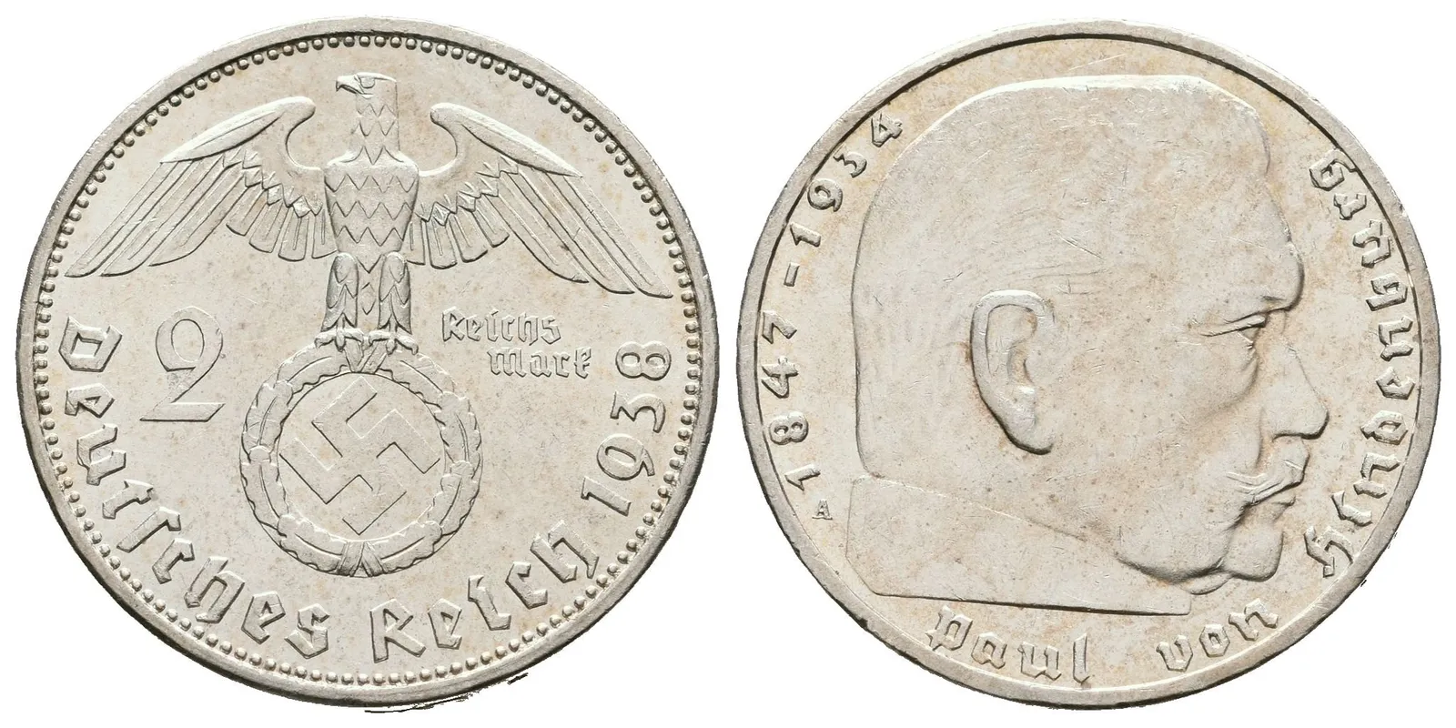 III. říše, 2 Marka 1938 A