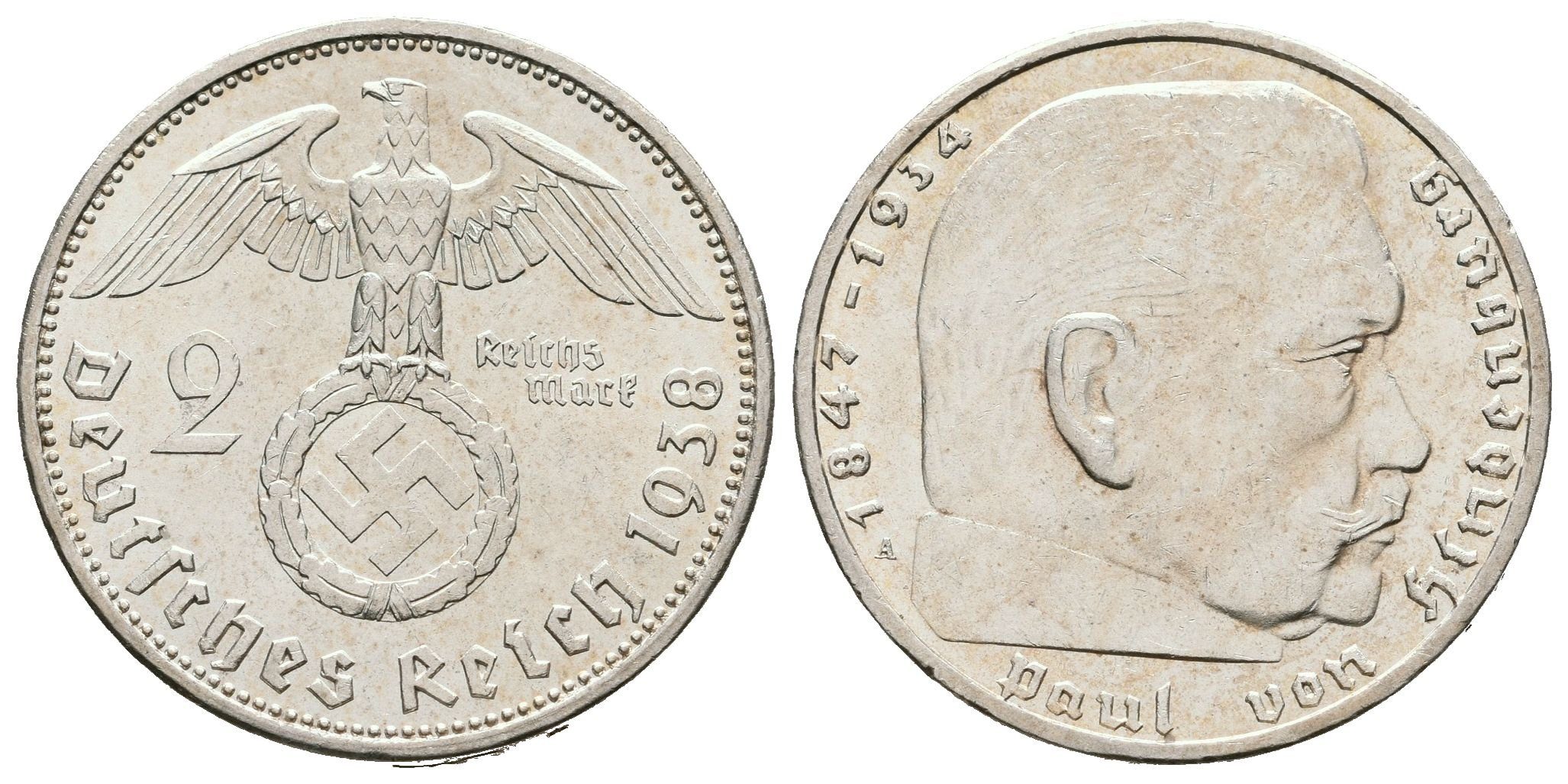 III. říše, 2 Marka 1938 A