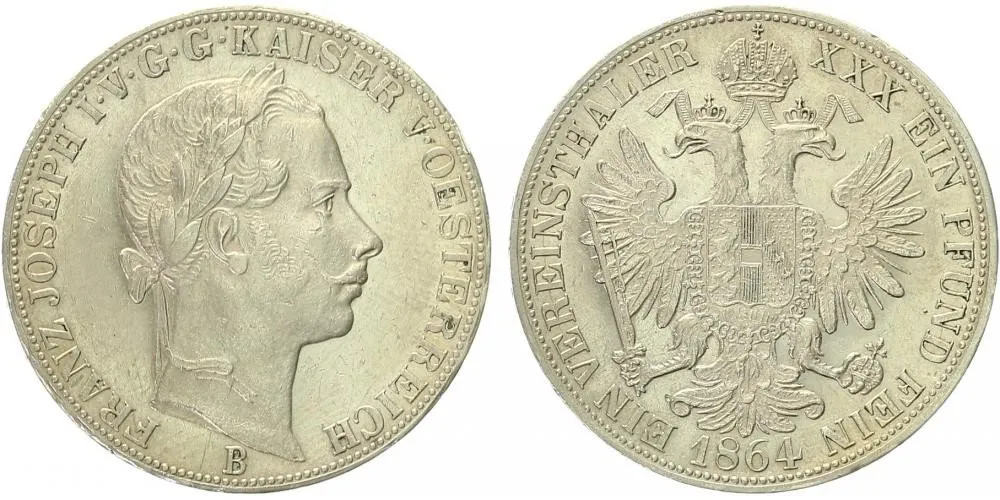 Rakouská a spolková měna, 1857 - 1892 — 1