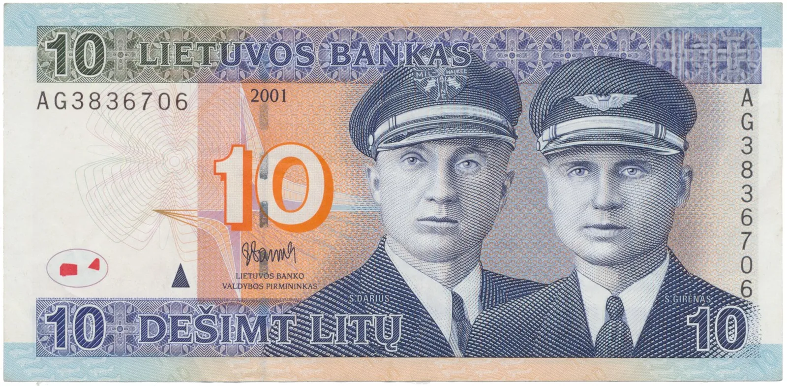 Litva, 10 Litu 2001, P.65