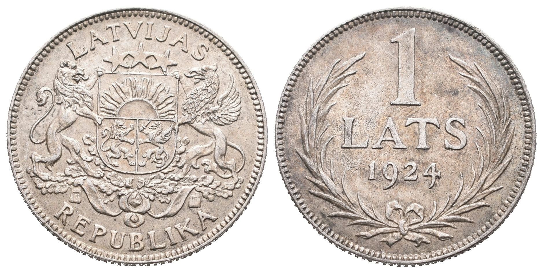 Lotyšsko, 1 Lats 1924