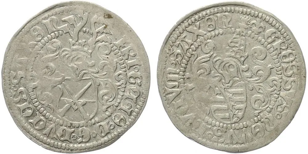 Sasko, Friedrich III., Johann a Georg, 1507 - 1525 — 1