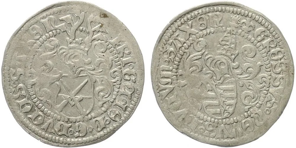 Sasko, Friedrich III., Johann a Georg, 1507 - 1525 — 1