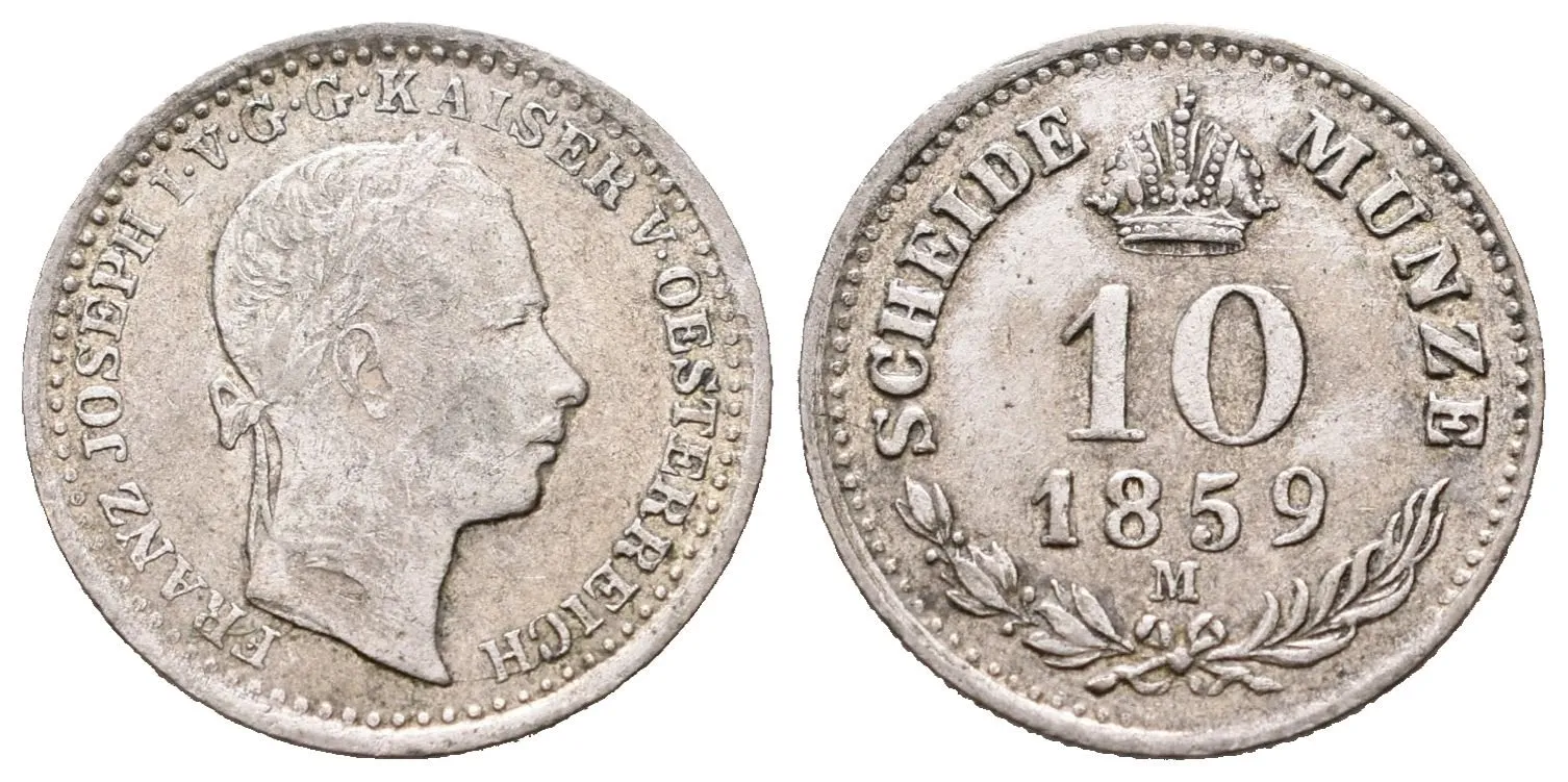 10 Krejcar 1859 M