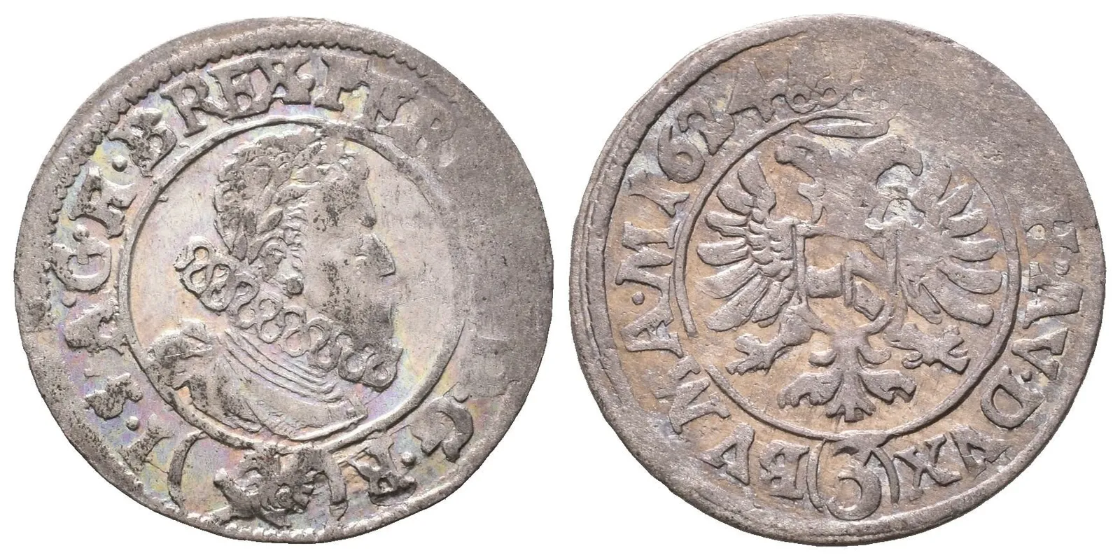 3 Krejcar 1624, Jáchymov-Steinmüller, Hal.842, pěkná zachovalost, — 1
