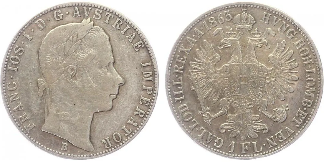 Rakouská a spolková měna, 1857 - 1892 — 1