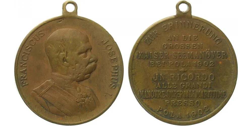 František Josef I., medaile vojenských manévrů — 1