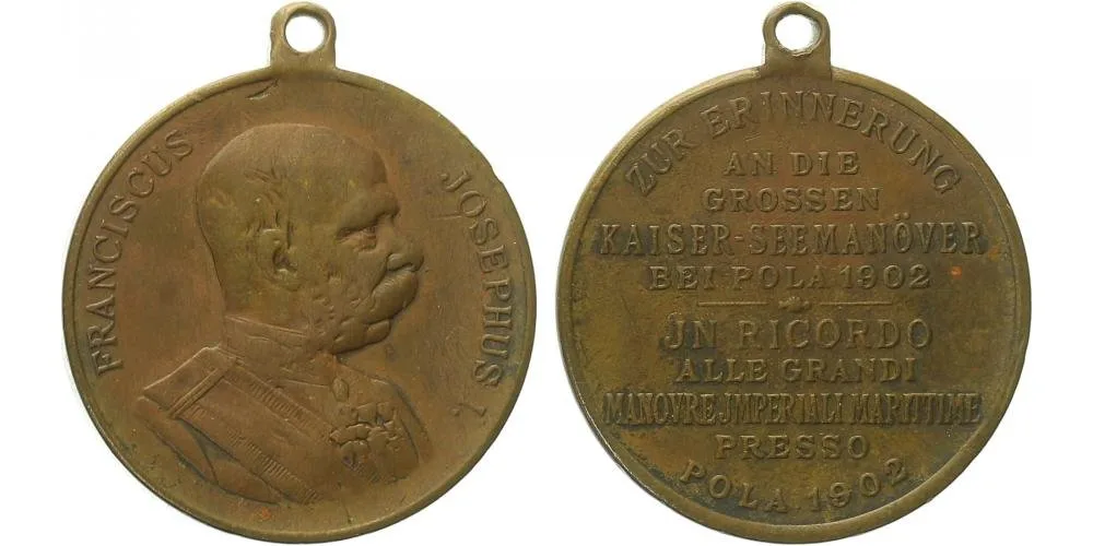 František Josef I., medaile vojenských manévrů — 1