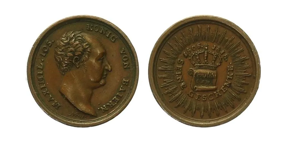 Bavorsko, Maximilian IV./I. Josef, 1799 - 1825 — 1